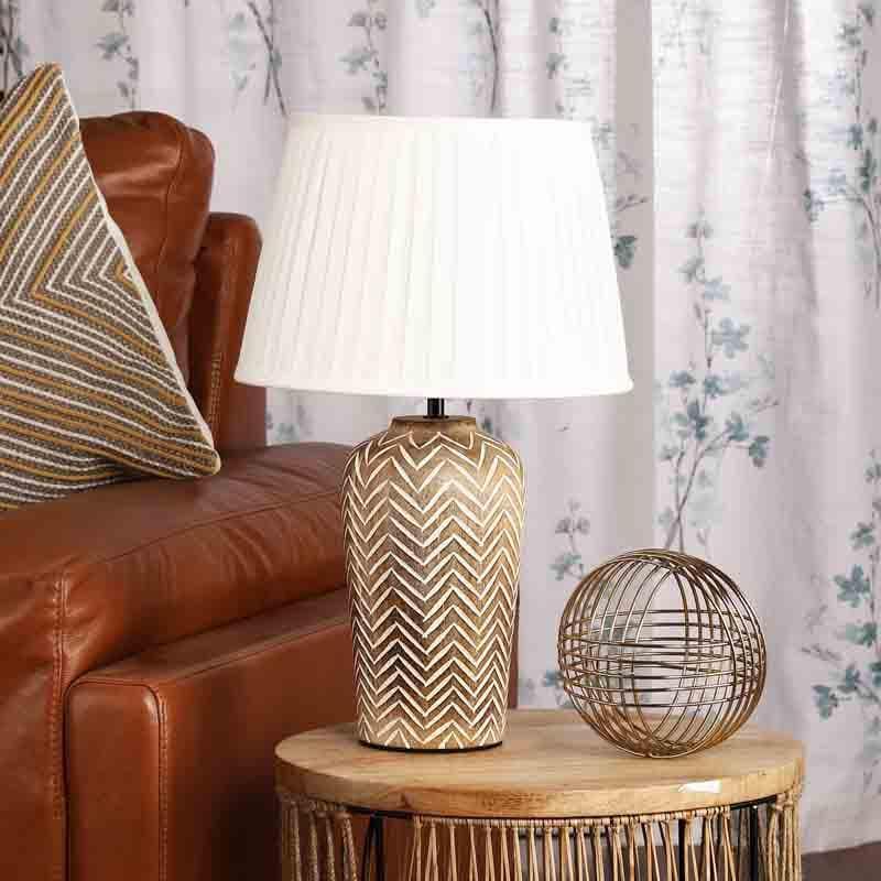 Buy Chevvy Table Lamp Table Lamp from Vaaree