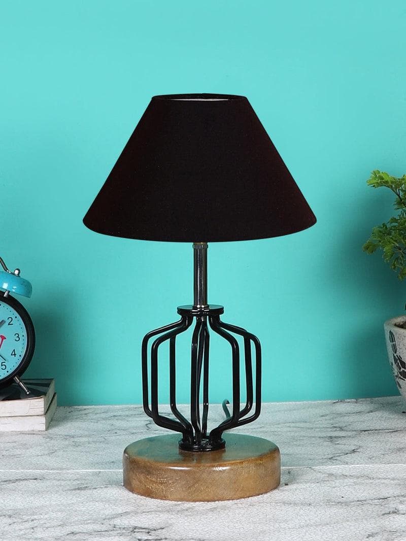 Buy Cosmo Table Lamp- Black Table Lamp from Vaaree