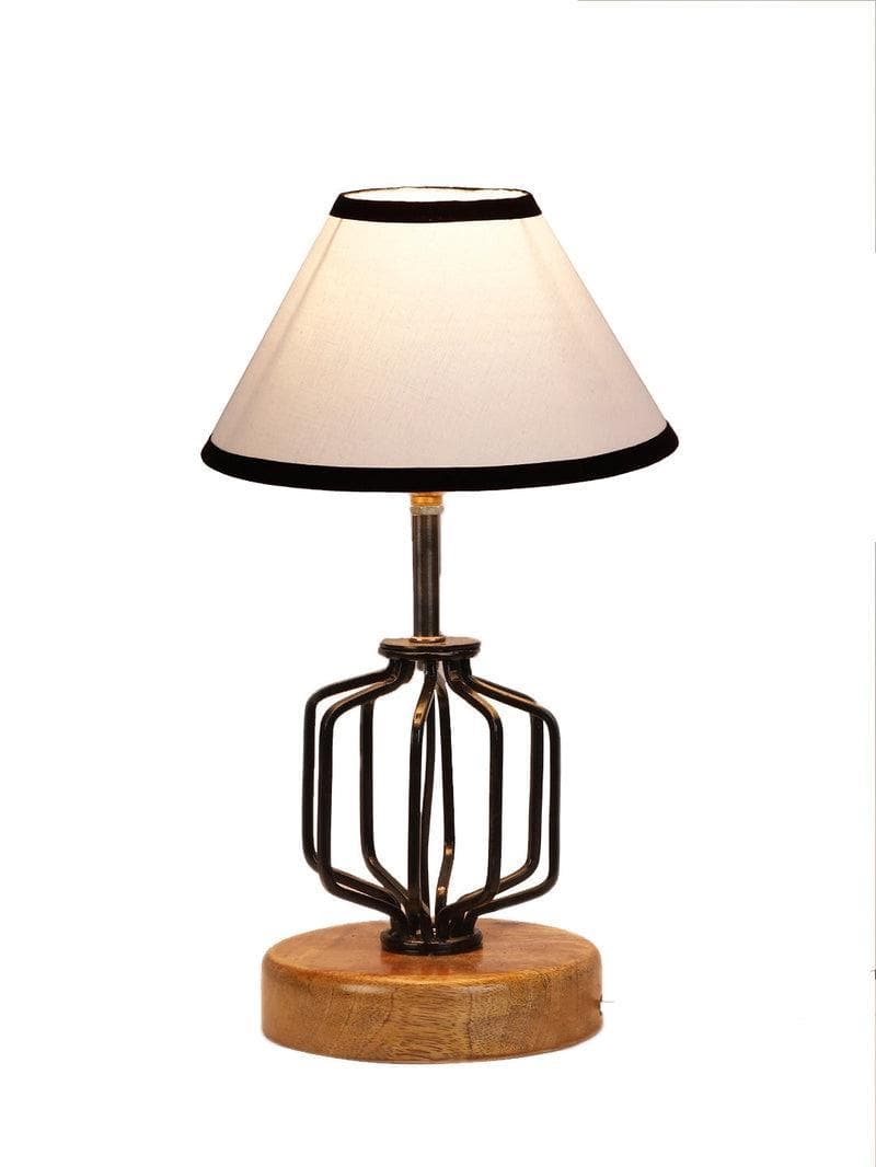 Buy Cosmo Table Lamp- Black & White Table Lamp from Vaaree