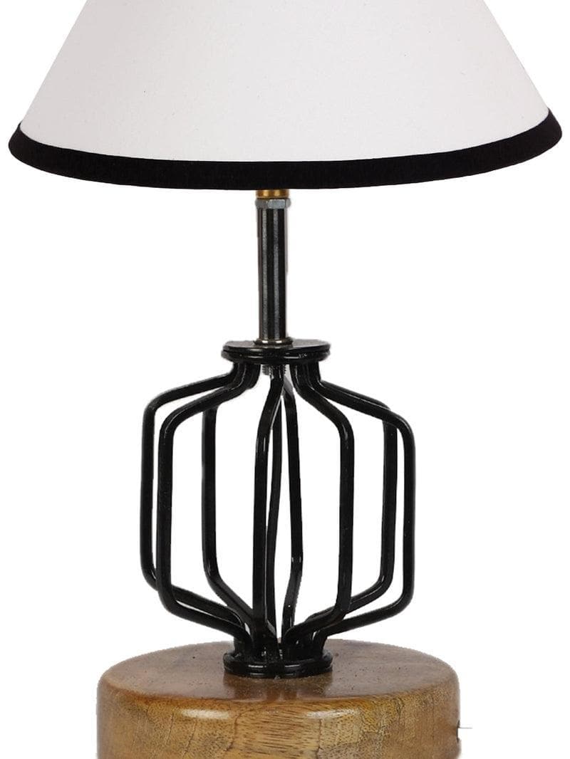 Buy Cosmo Table Lamp- Black & White Table Lamp from Vaaree