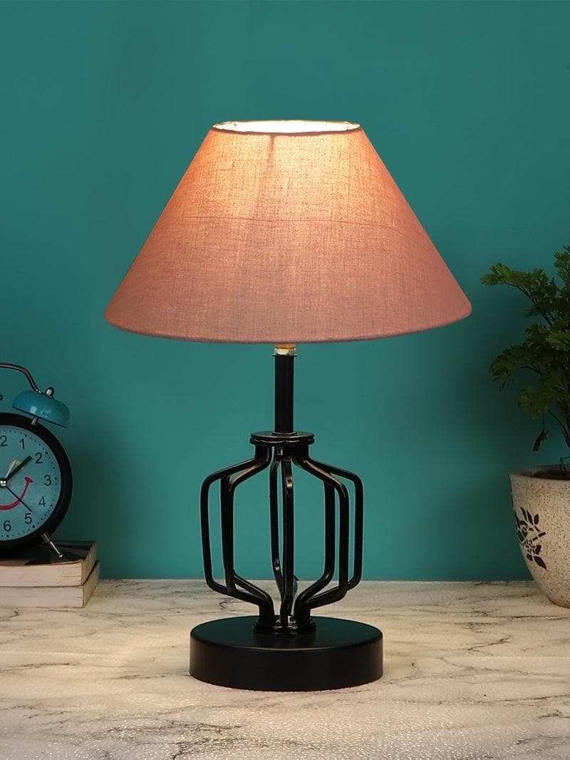 Buy Cosmo Table Lamp- Grey Table Lamp from Vaaree