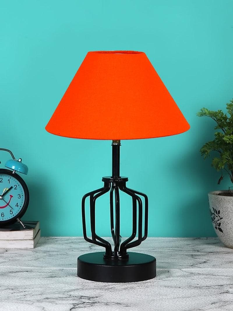 Buy Cosmo Table Lamp- Orange Table Lamp from Vaaree