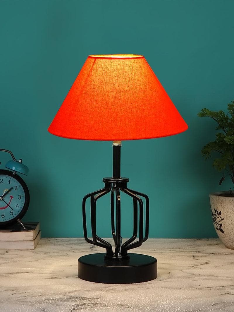 Buy Cosmo Table Lamp- Orange Table Lamp from Vaaree