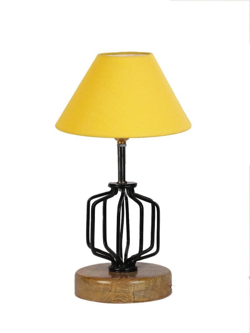 Buy Cosmo Table Lamp- Yellow Table Lamp from Vaaree