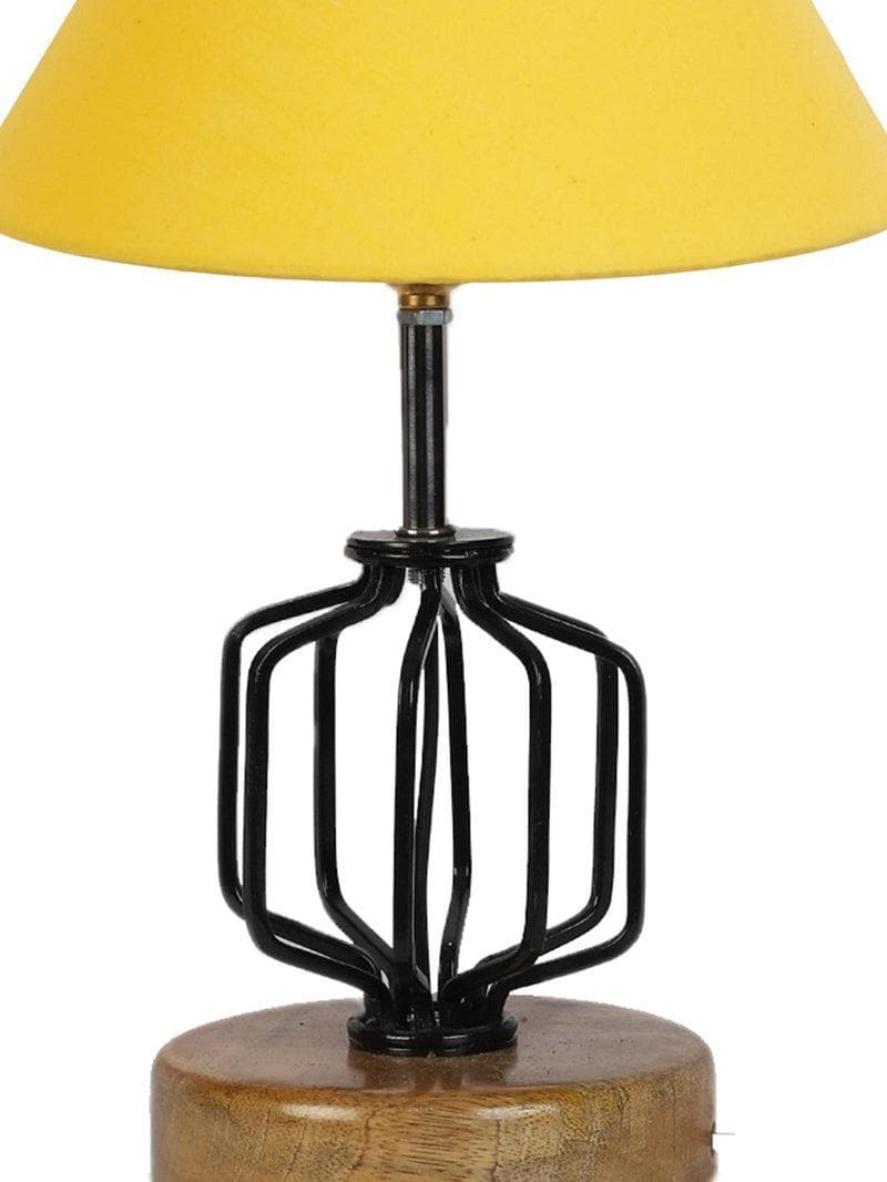 Buy Cosmo Table Lamp- Yellow Table Lamp from Vaaree