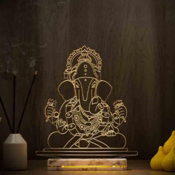 Table Lamp - Dagdusheth Halwai Ganpati Lamp