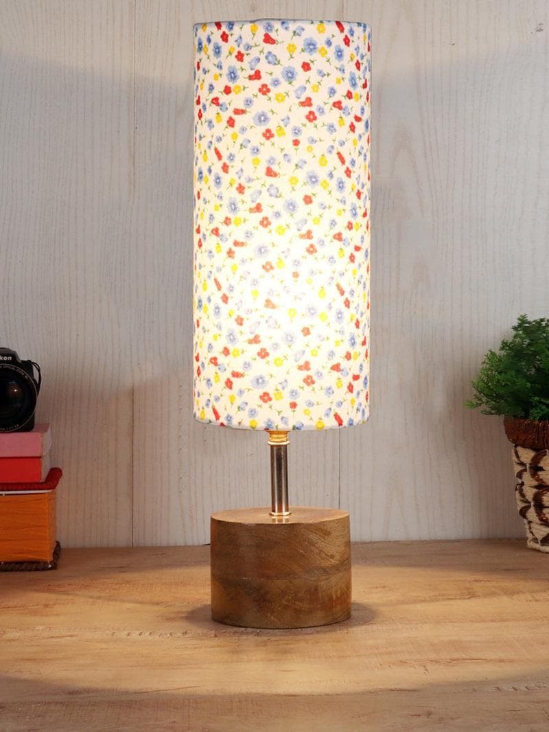 Table Lamp - Dainty Floral Rustic Table Lamp