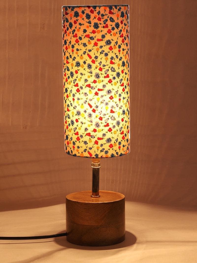 Table Lamp - Dainty Floral Rustic Table Lamp