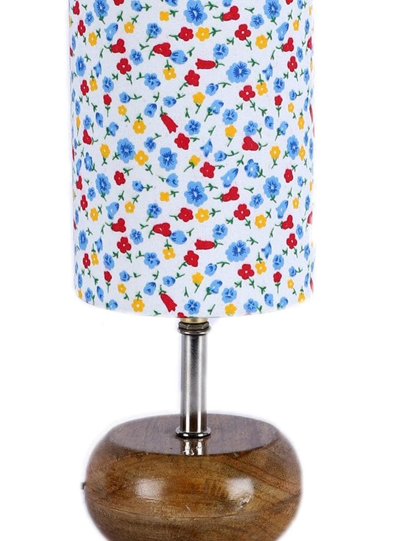 Table Lamp - Dainty Floral Rustic Table Lamp