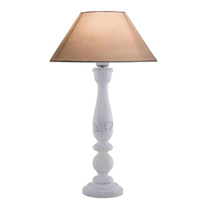 Buy Earthie Table Lamp - White Table Lamp from Vaaree