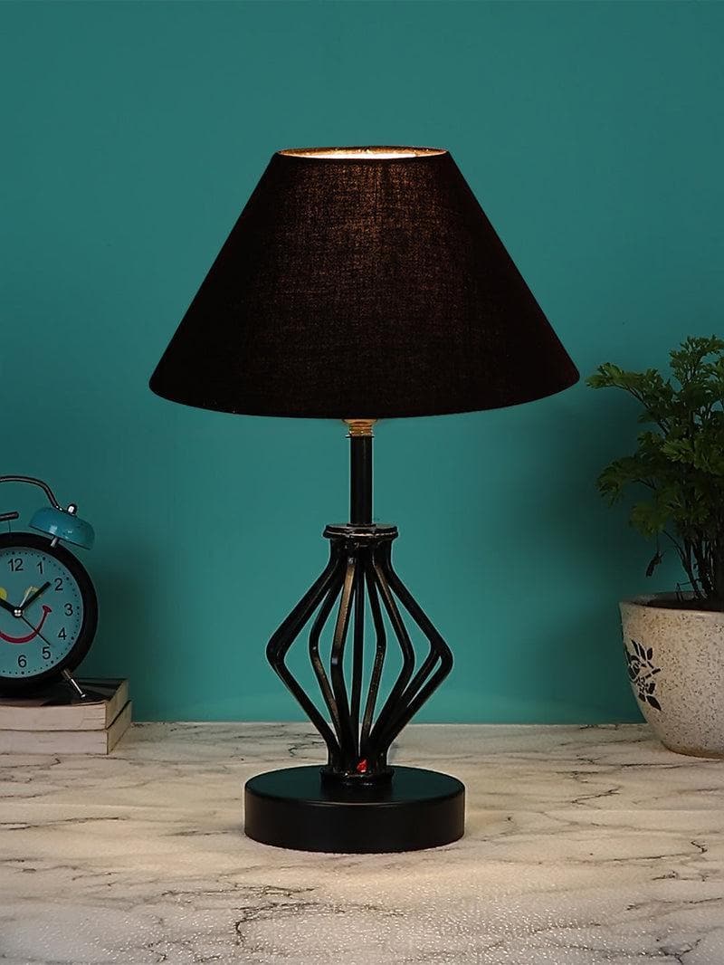 Buy Firefly Metal Table Lamp - Black Table Lamp from Vaaree