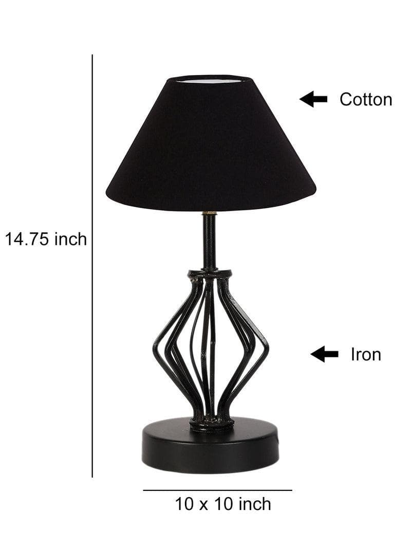 Buy Firefly Metal Table Lamp - Black Table Lamp from Vaaree