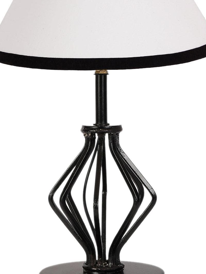 Buy Firefly Metal Table Lamp - Black & White Table Lamp from Vaaree