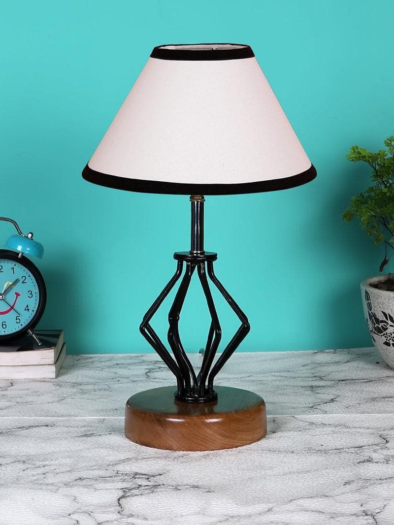 Buy Firefly Table Lamp - Black & White Table Lamp from Vaaree