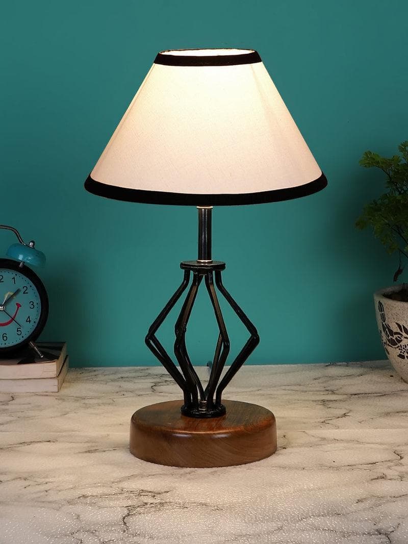 Buy Firefly Table Lamp - Black & White Table Lamp from Vaaree