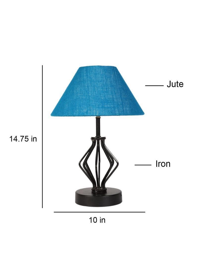 Buy Firefly Table Lamp - Blue Table Lamp from Vaaree