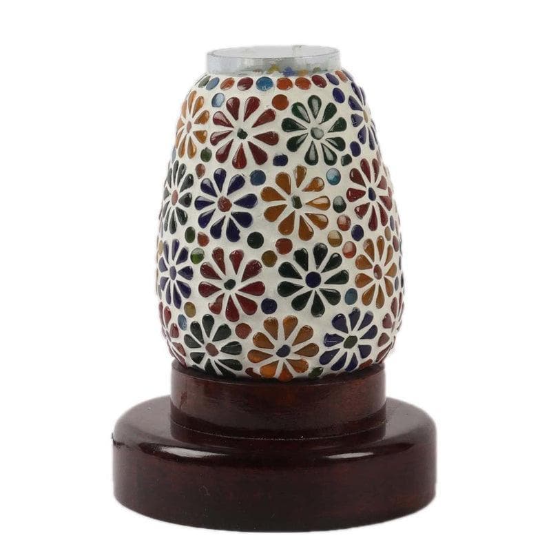 Table Lamp - Floral Flicker Table Lamp - Red