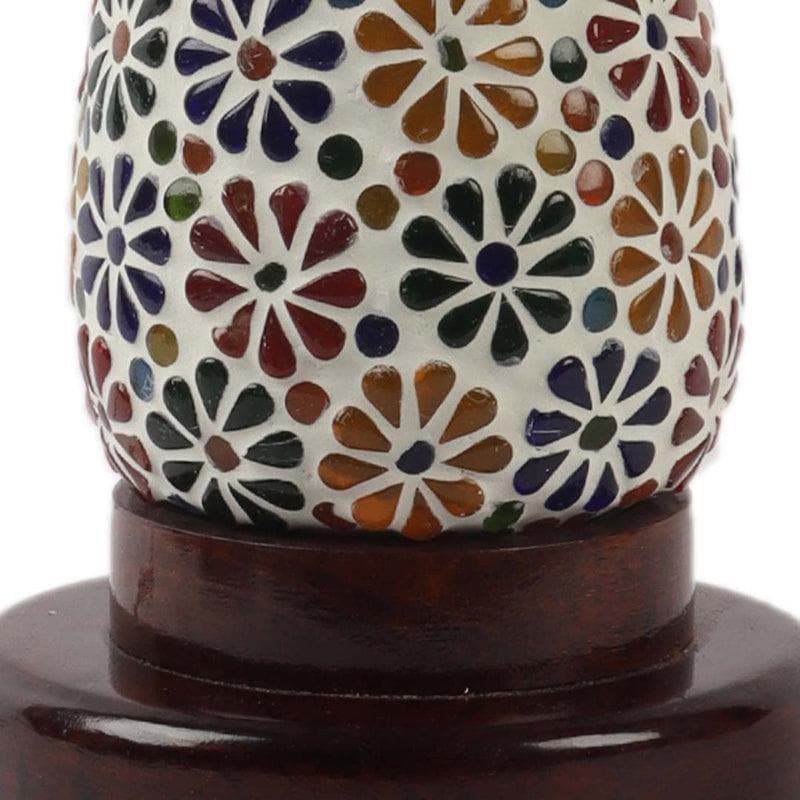 Table Lamp - Floral Flicker Table Lamp - Red