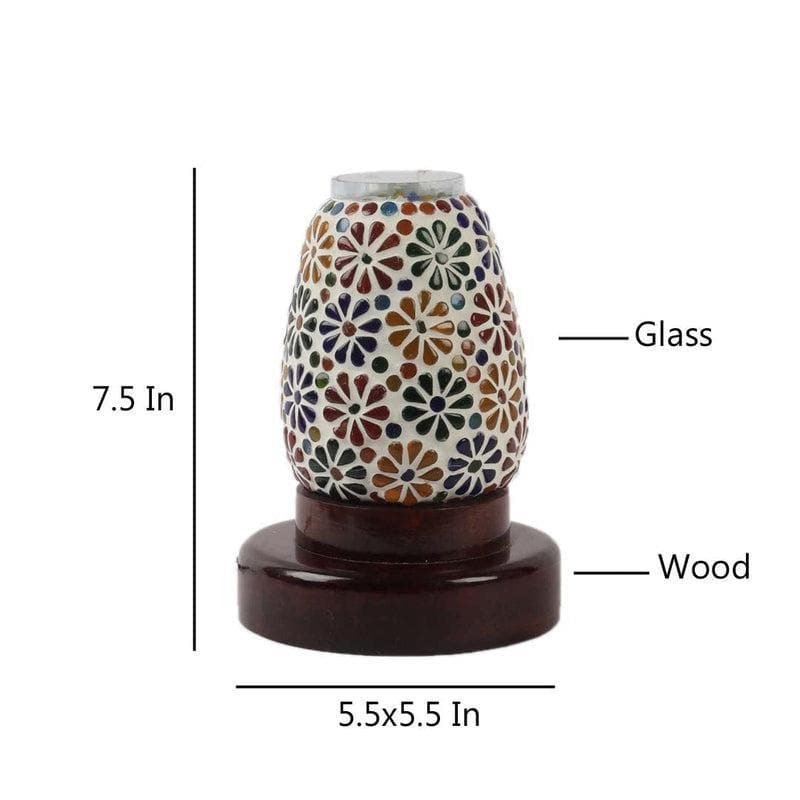 Table Lamp - Floral Flicker Table Lamp - Red