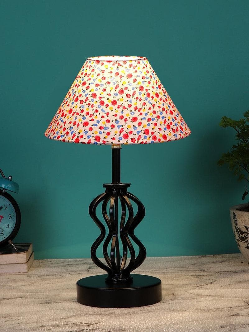 Table Lamp - Floral Iggly Wiggly Table Lamp