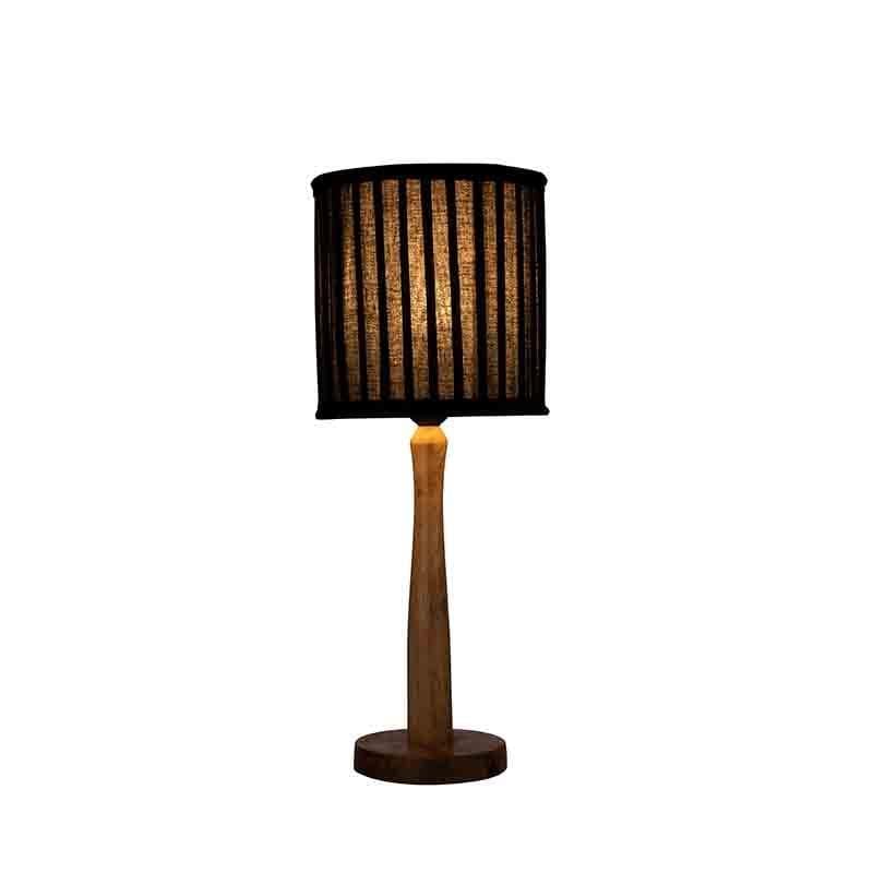 Table Lamp - Fluted Table Lamp - Black