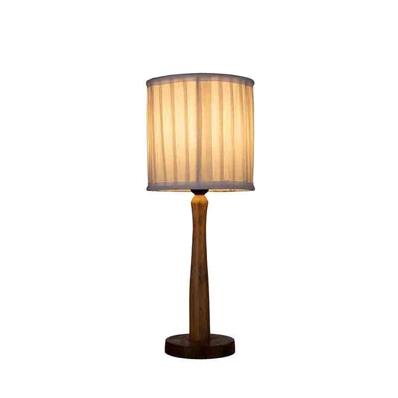 Table Lamp - Fluted Table Lamp - White