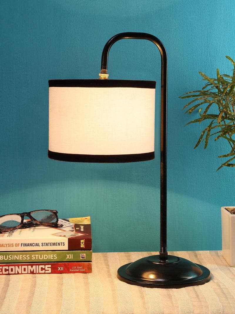 Buy Flynn Arch Table Lamp- Black & White Table Lamp from Vaaree