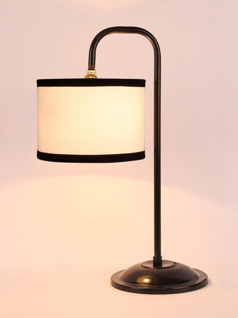 Buy Flynn Arch Table Lamp- Black & White Table Lamp from Vaaree