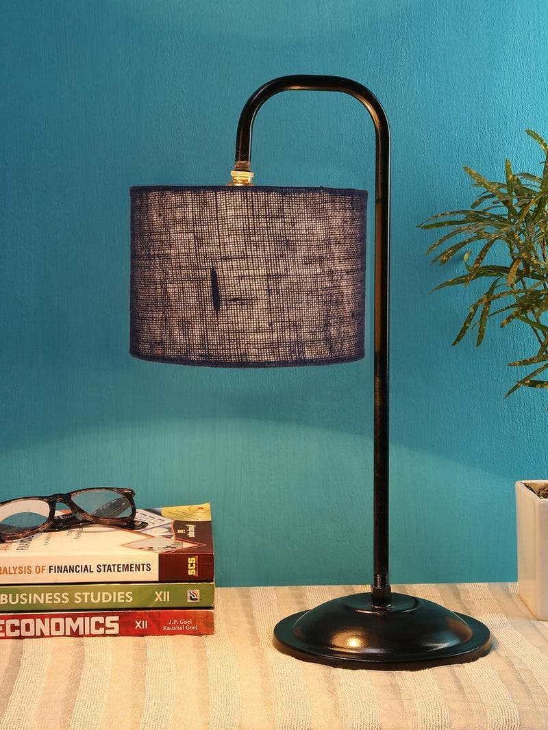 Buy Flynn Arch Table Lamp- Blue Table Lamp from Vaaree