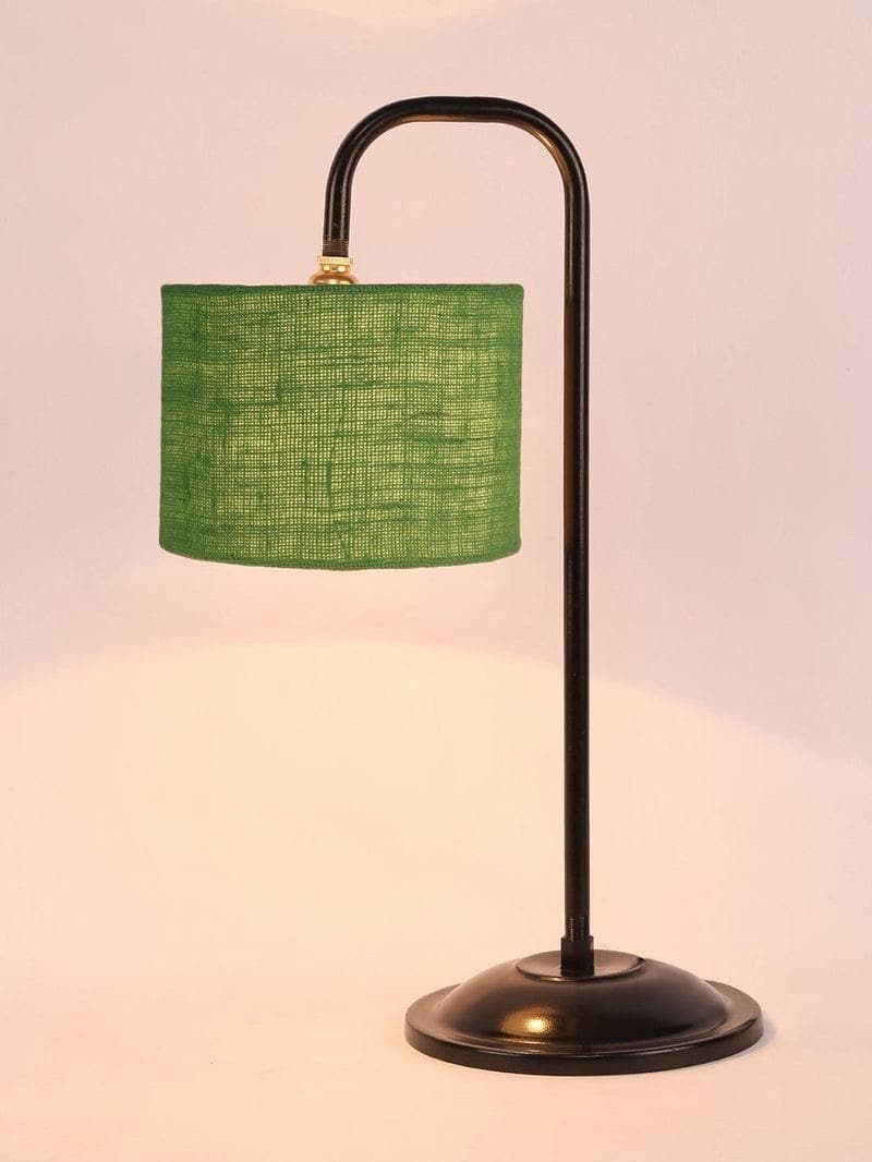 Buy Flynn Arch Table Lamp- Green Table Lamp from Vaaree