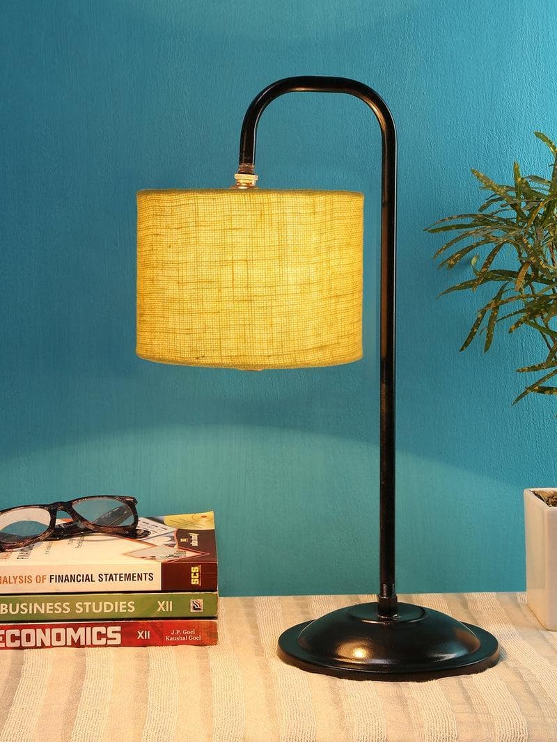 Buy Flynn Arch Table Lamp- Lime Yellow Table Lamp from Vaaree