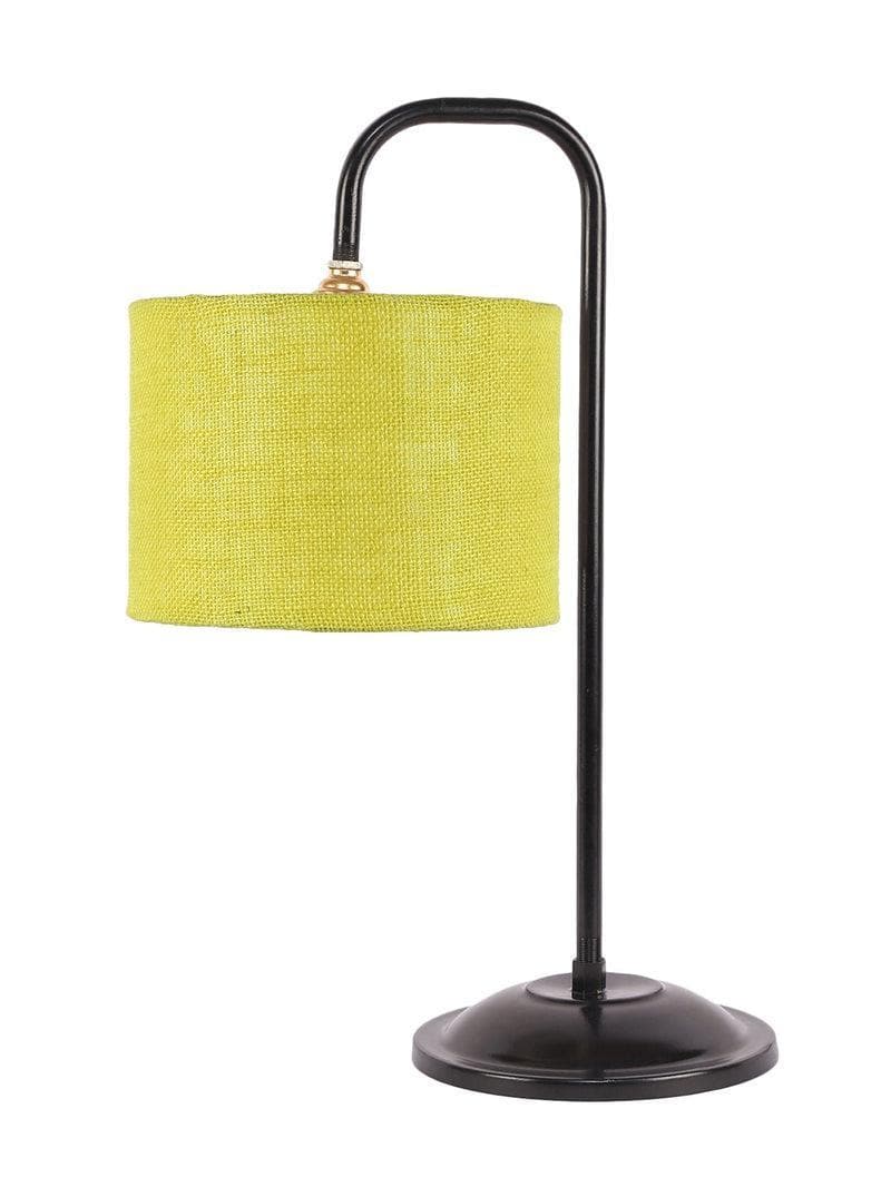 Buy Flynn Arch Table Lamp- Lime Yellow Table Lamp from Vaaree