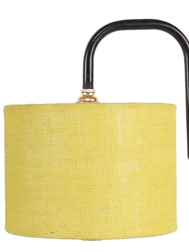 Buy Flynn Arch Table Lamp- Lime Yellow Table Lamp from Vaaree