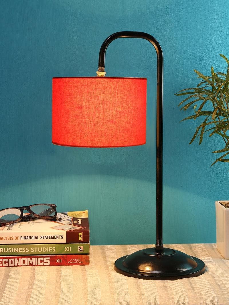 Buy Flynn Arch Table Lamp- Orange Table Lamp from Vaaree