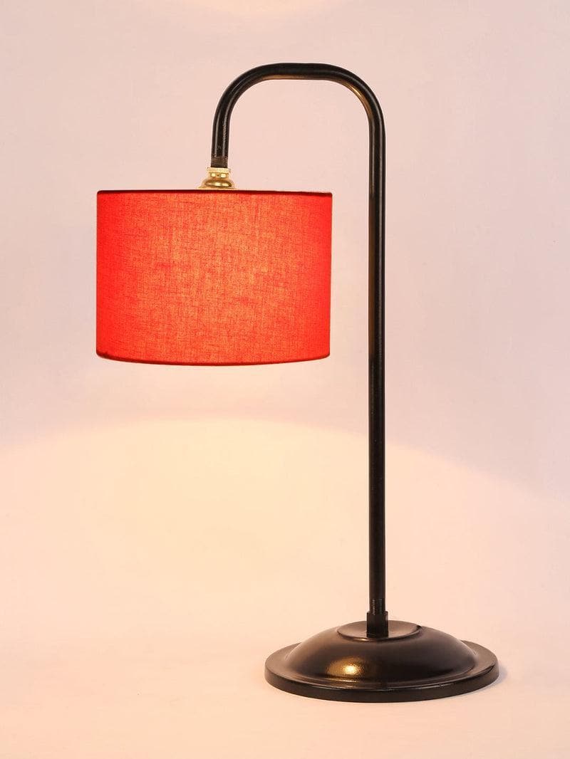 Buy Flynn Arch Table Lamp- Orange Table Lamp from Vaaree