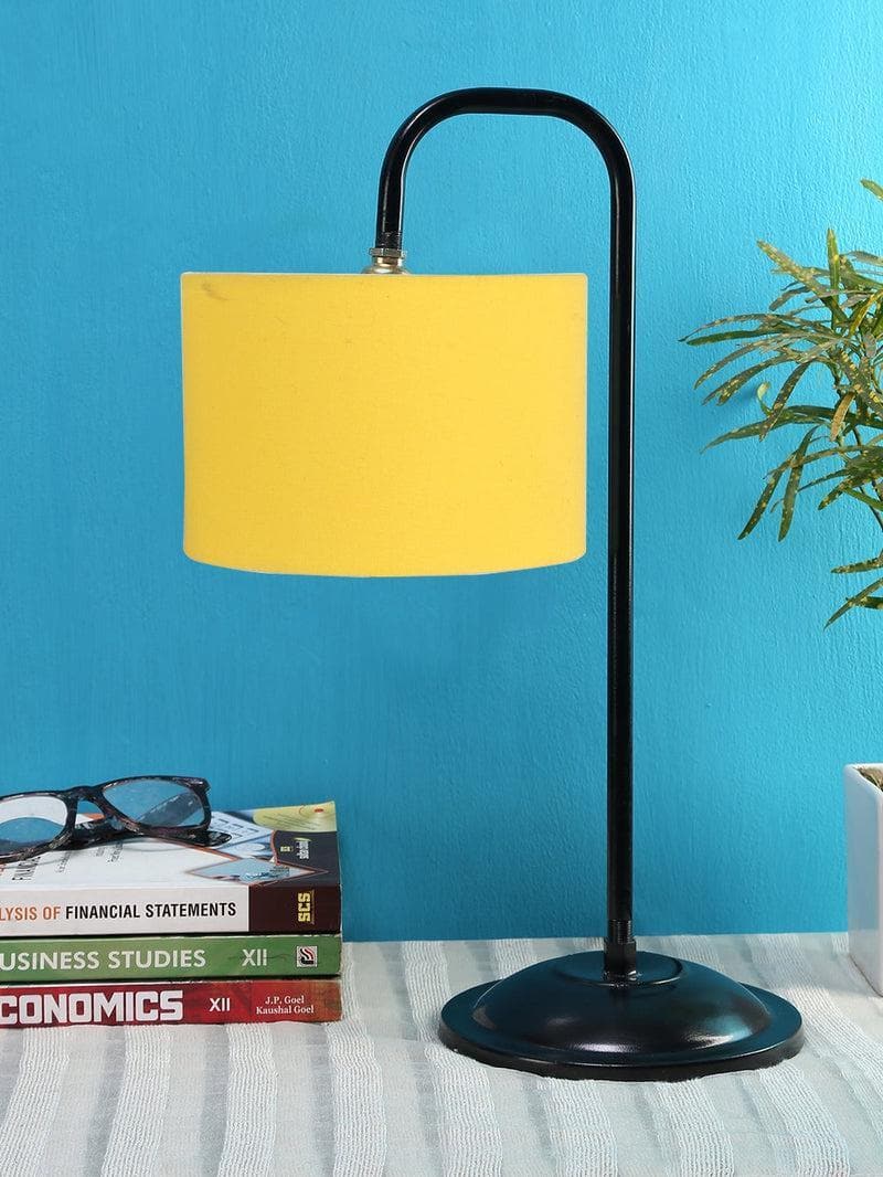 Buy Flynn Arch Table Lamp- Yellow Table Lamp from Vaaree