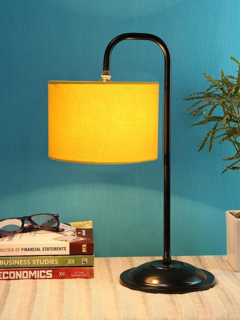 Buy Flynn Arch Table Lamp- Yellow Table Lamp from Vaaree