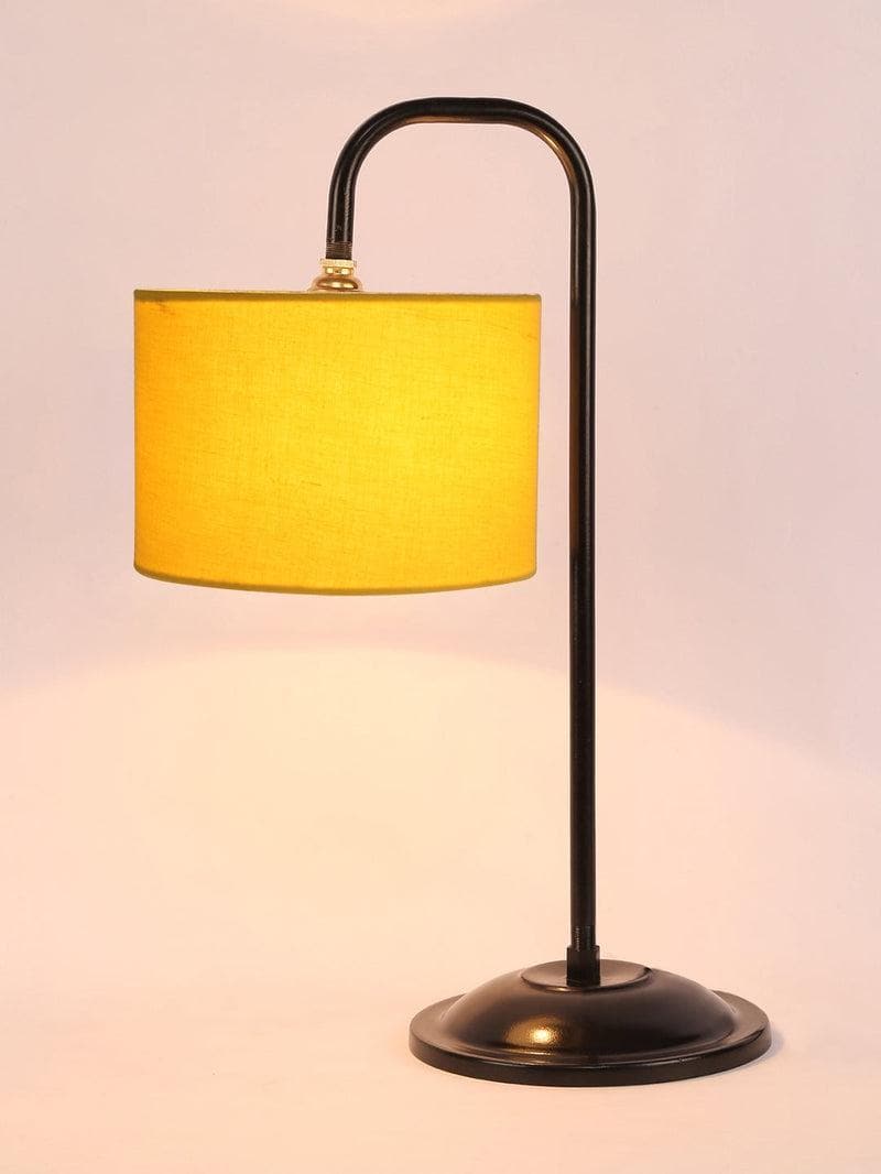 Buy Flynn Arch Table Lamp- Yellow Table Lamp from Vaaree