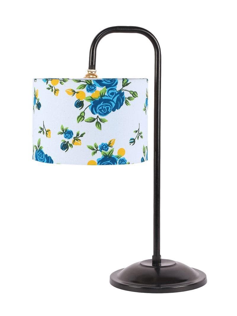 Table Lamp - Flynn Floral Arch Table Lamp- Blue