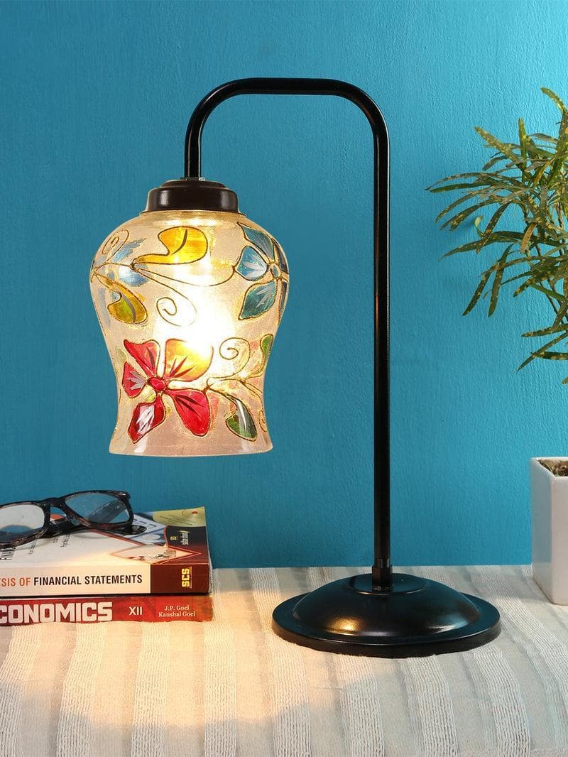 Buy Glass Mosaic Arch Table Lamp Table Lamp from Vaaree