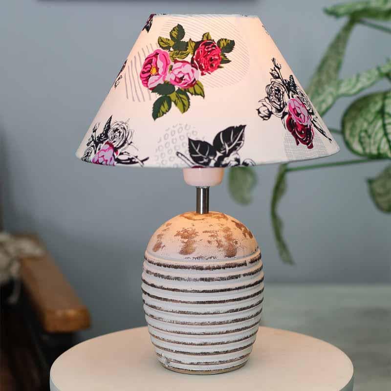 Buy Gracie Bell White Table Lamp Table Lamp from Vaaree