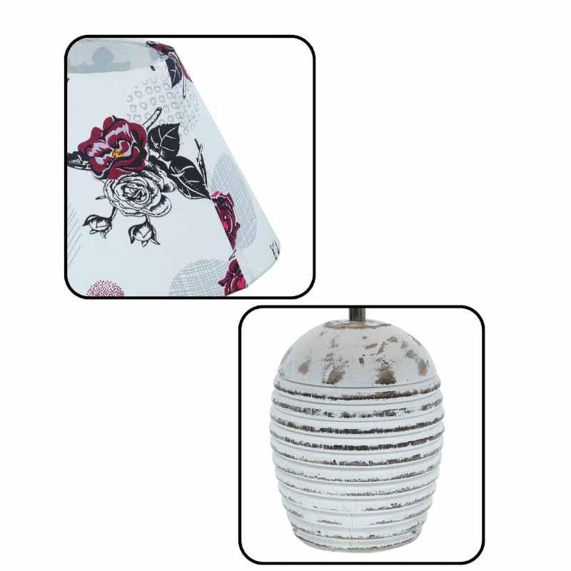 Buy Gracie Bell White Table Lamp Table Lamp from Vaaree