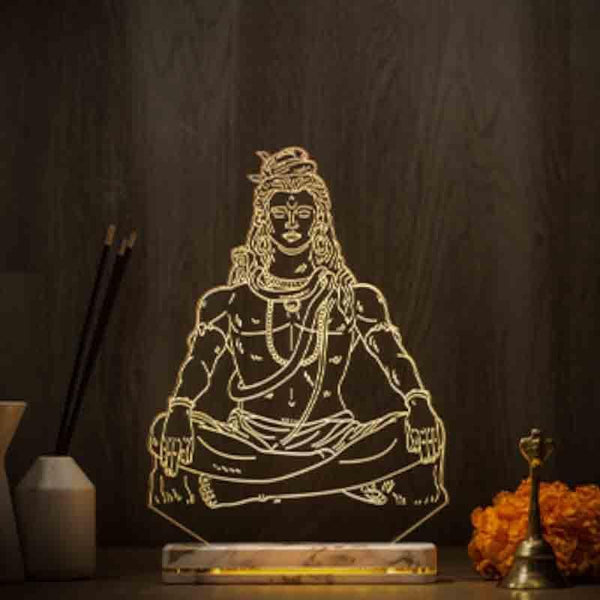 Table Lamp - Har Har Mahadev Lamp