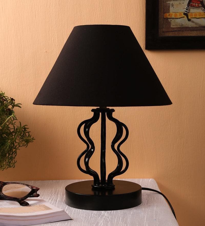 Buy Iggly Wiggly Table Lamp- Black Table Lamp from Vaaree