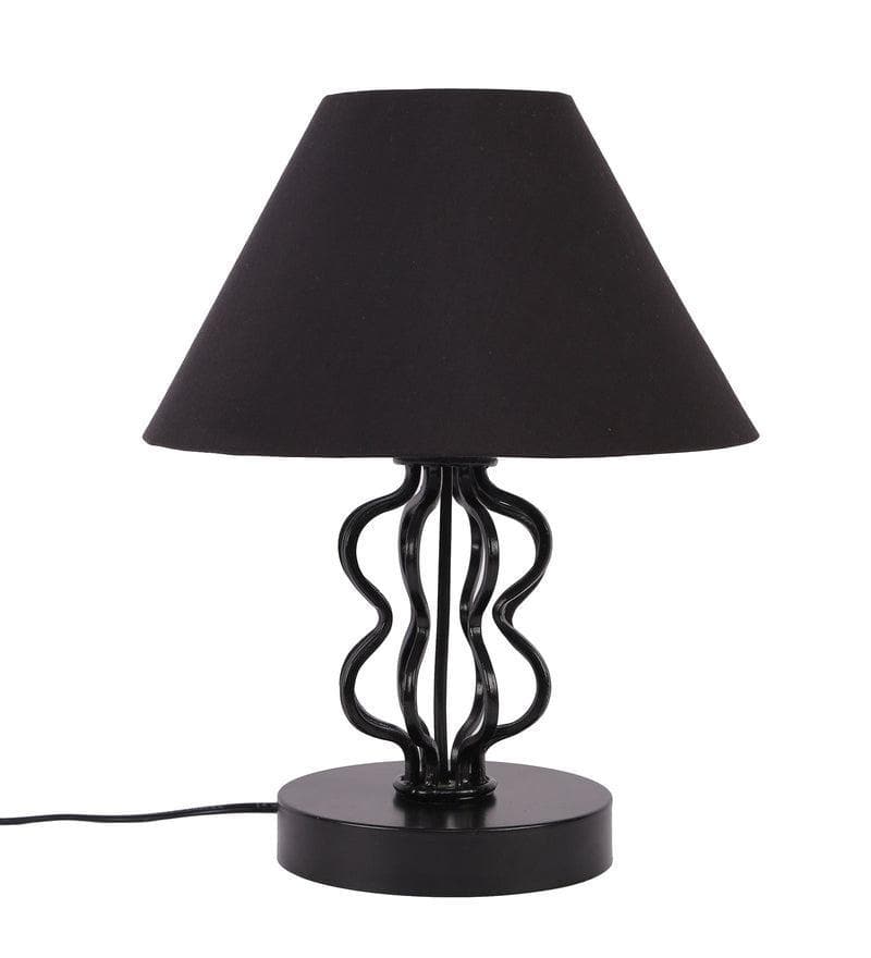 Buy Iggly Wiggly Table Lamp- Black Table Lamp from Vaaree