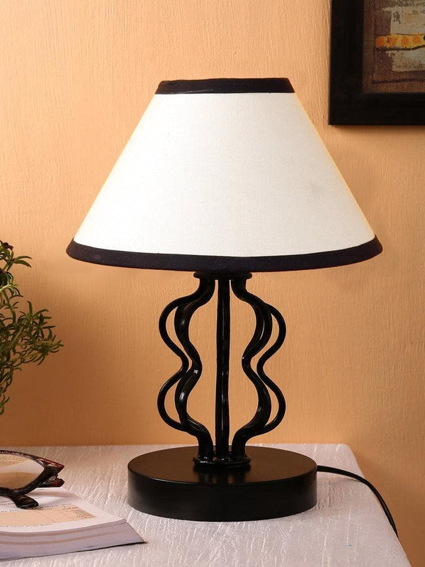 Table Lamp - Iggly Wiggly Table Lamp- Black & White