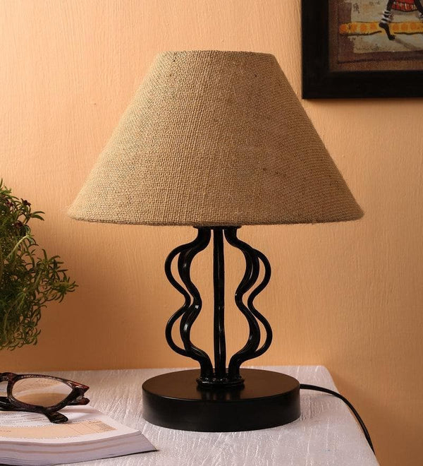 Table Lamp - Iggly Wiggly Table Lamp- Dark Beige