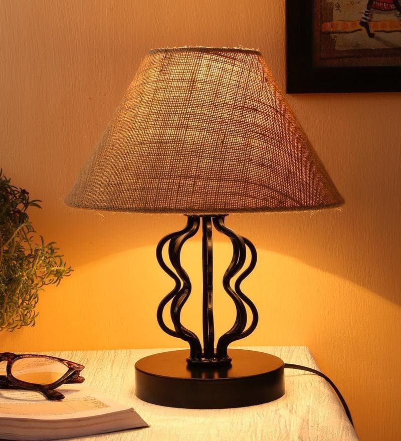 Table Lamp - Iggly Wiggly Table Lamp- Dark Beige