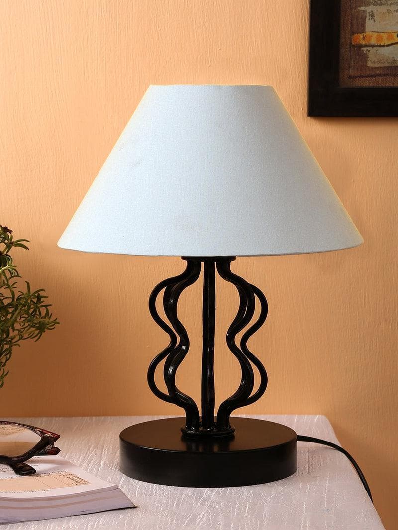 Buy Iggly Wiggly Table Lamp - Grey Table Lamp from Vaaree