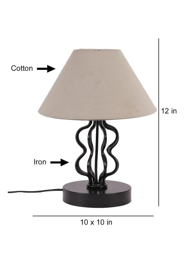 Buy Iggly Wiggly Table Lamp - Grey Table Lamp from Vaaree